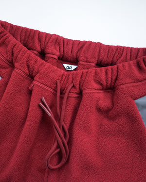 Fleece Pants Deep Red