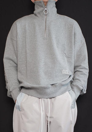 Zipup Sweater Grey