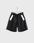 Piping Shorts Black