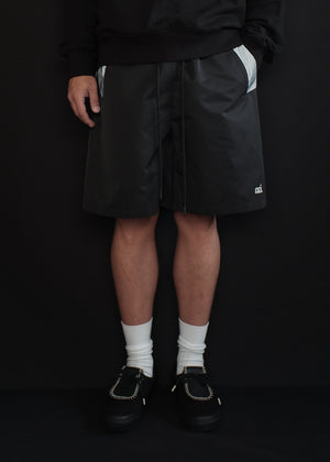 Piping Shorts Black
