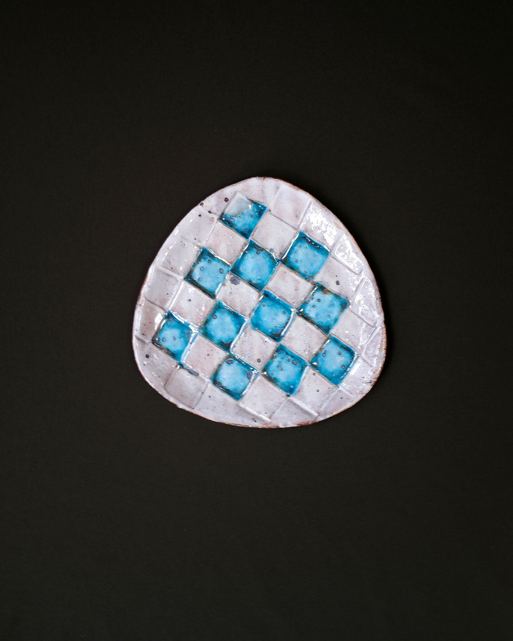 Ceramic Syunbougama Plates Triangular