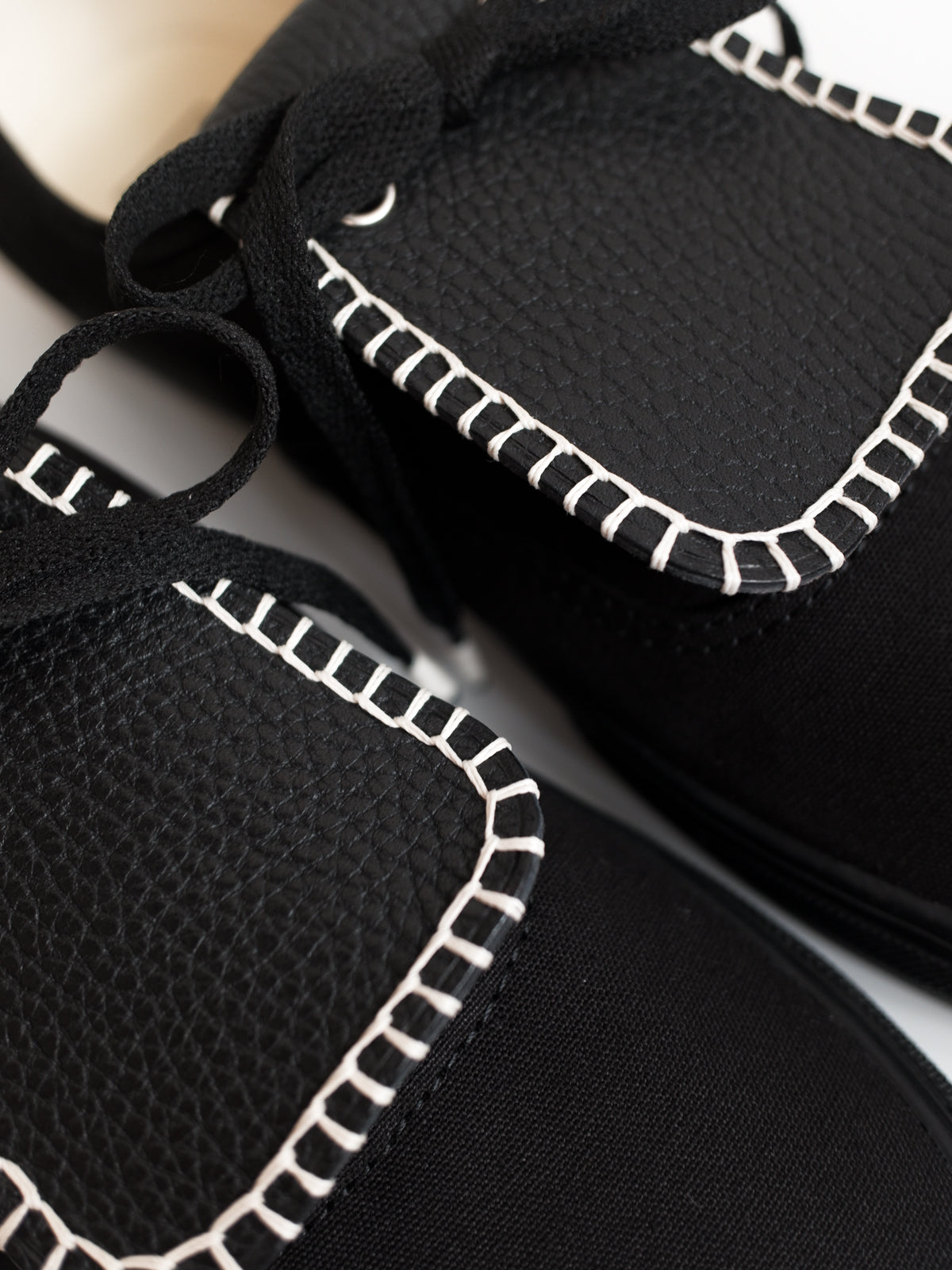 Laced Flap Stitched