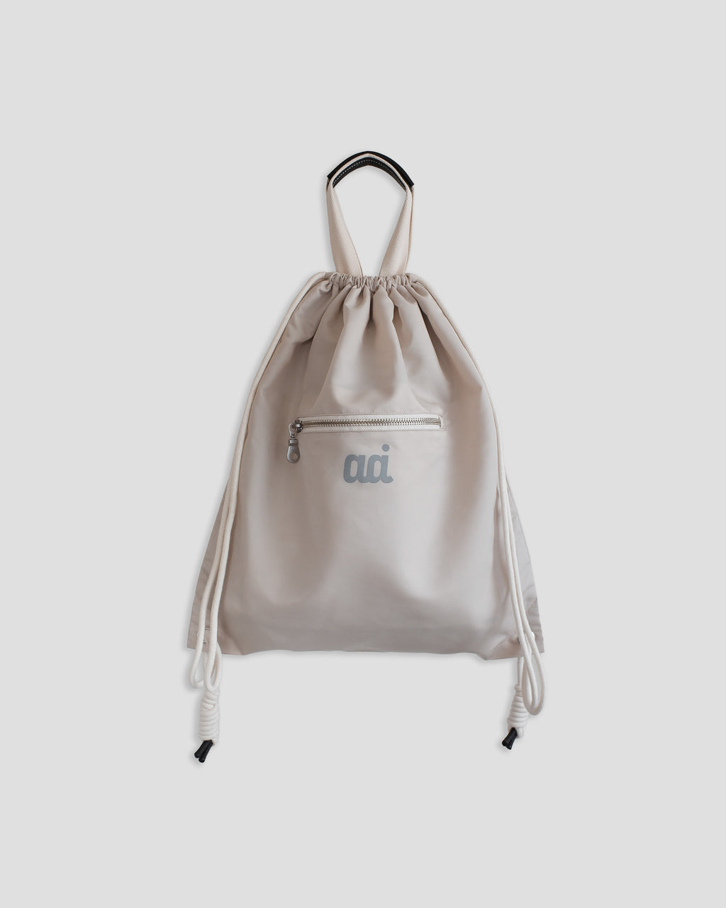 Drawstring Backpack Beige