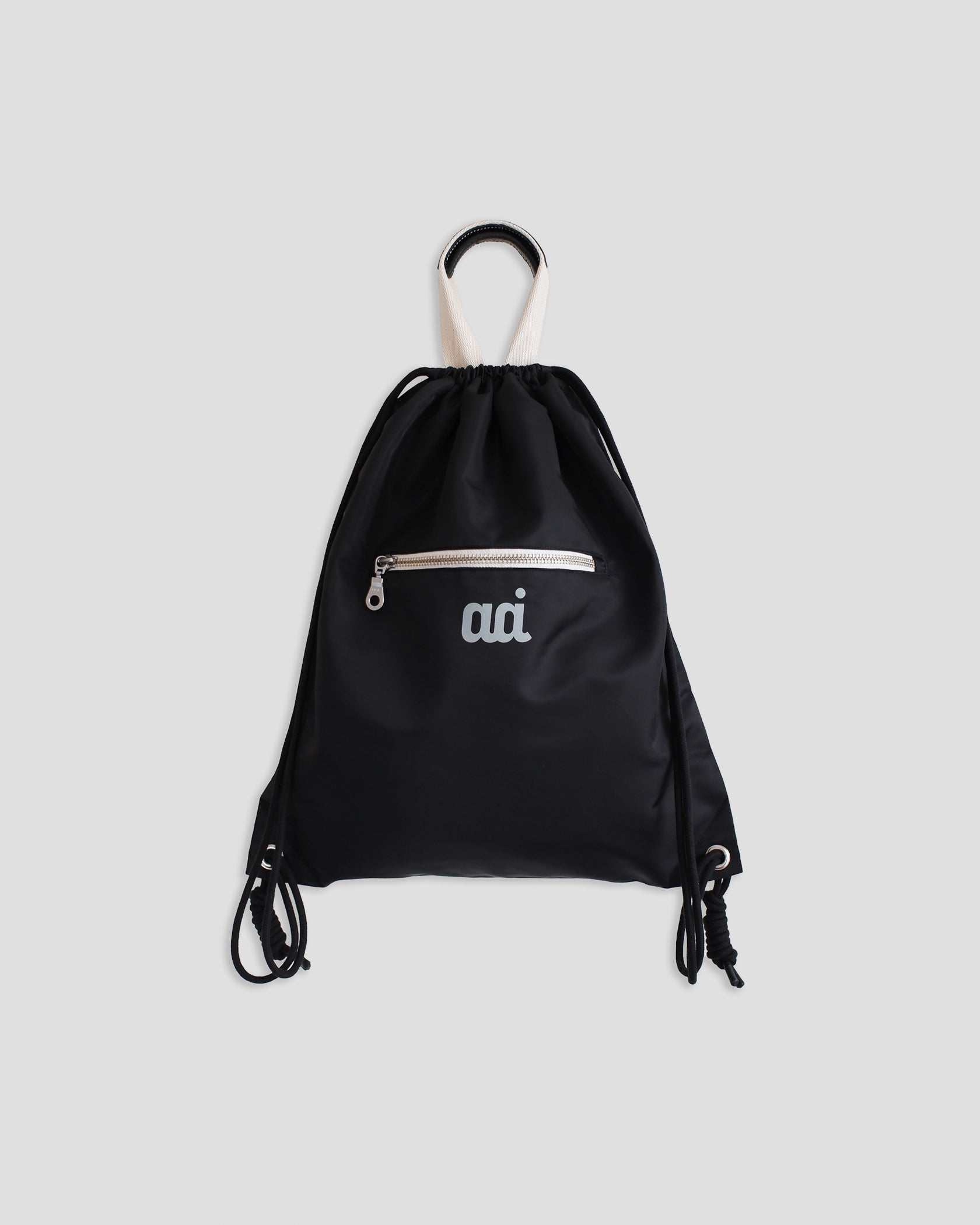 Drawstring Backpack Black