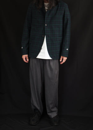 Elastic Wide Pants Stripes