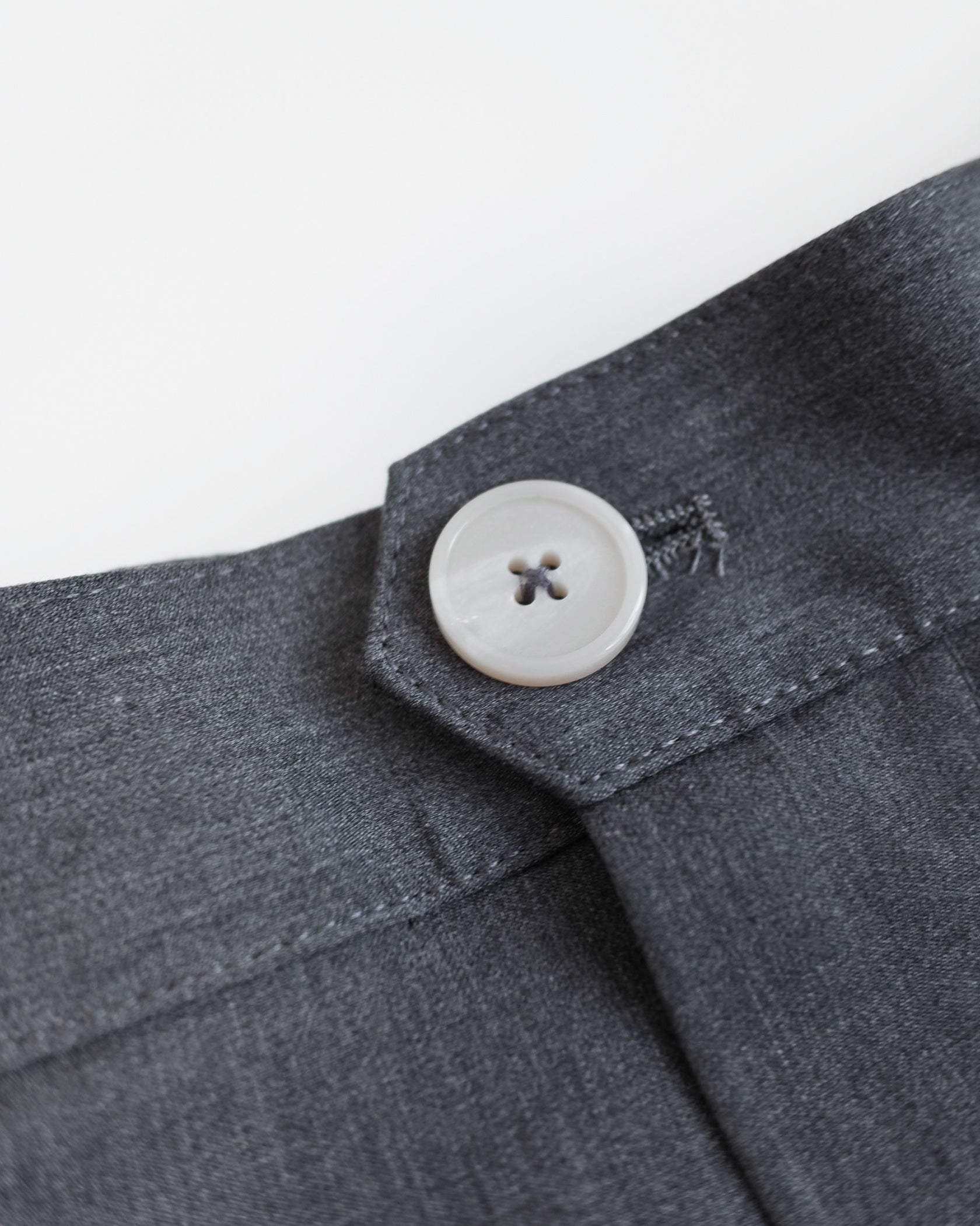 Elastic Wide Pants Grey