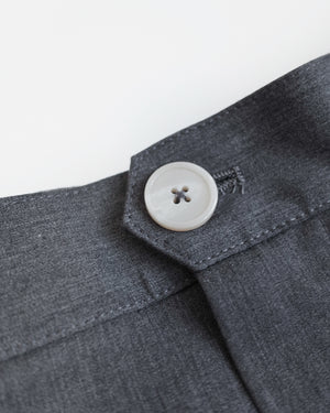 Elastic Wide Pants Grey