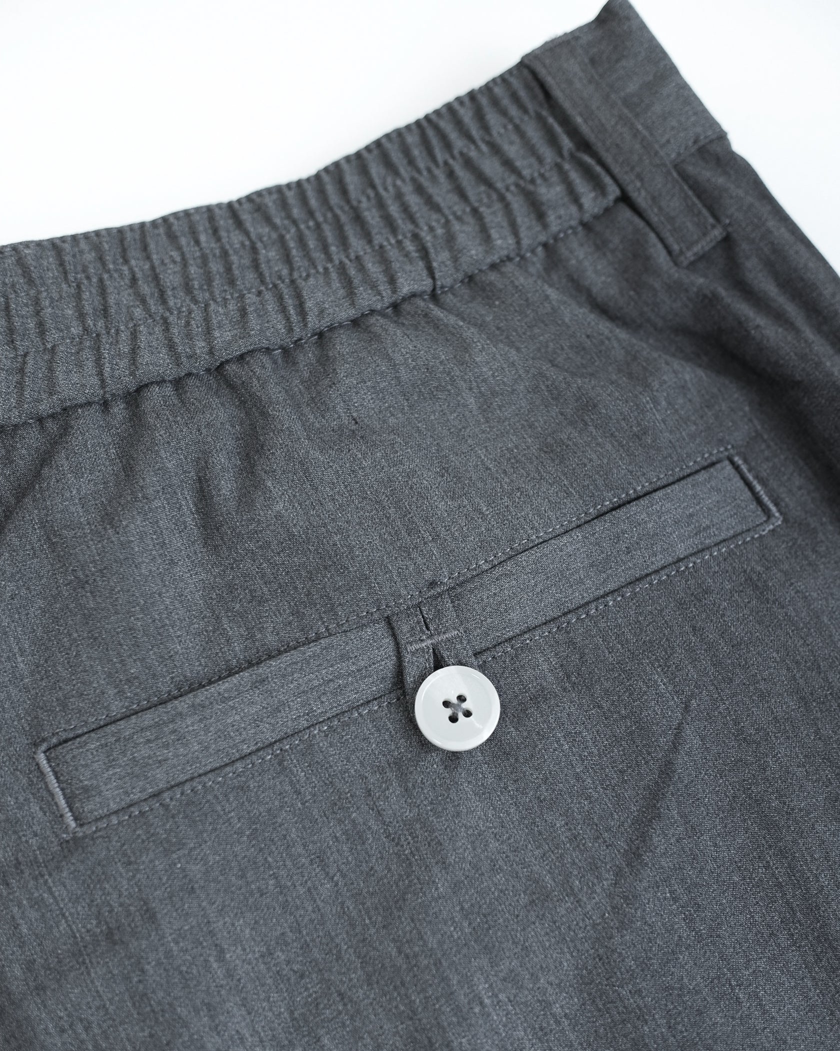 Elastic Wide Pants Grey