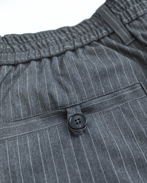 Elastic Wide Pants Stripes