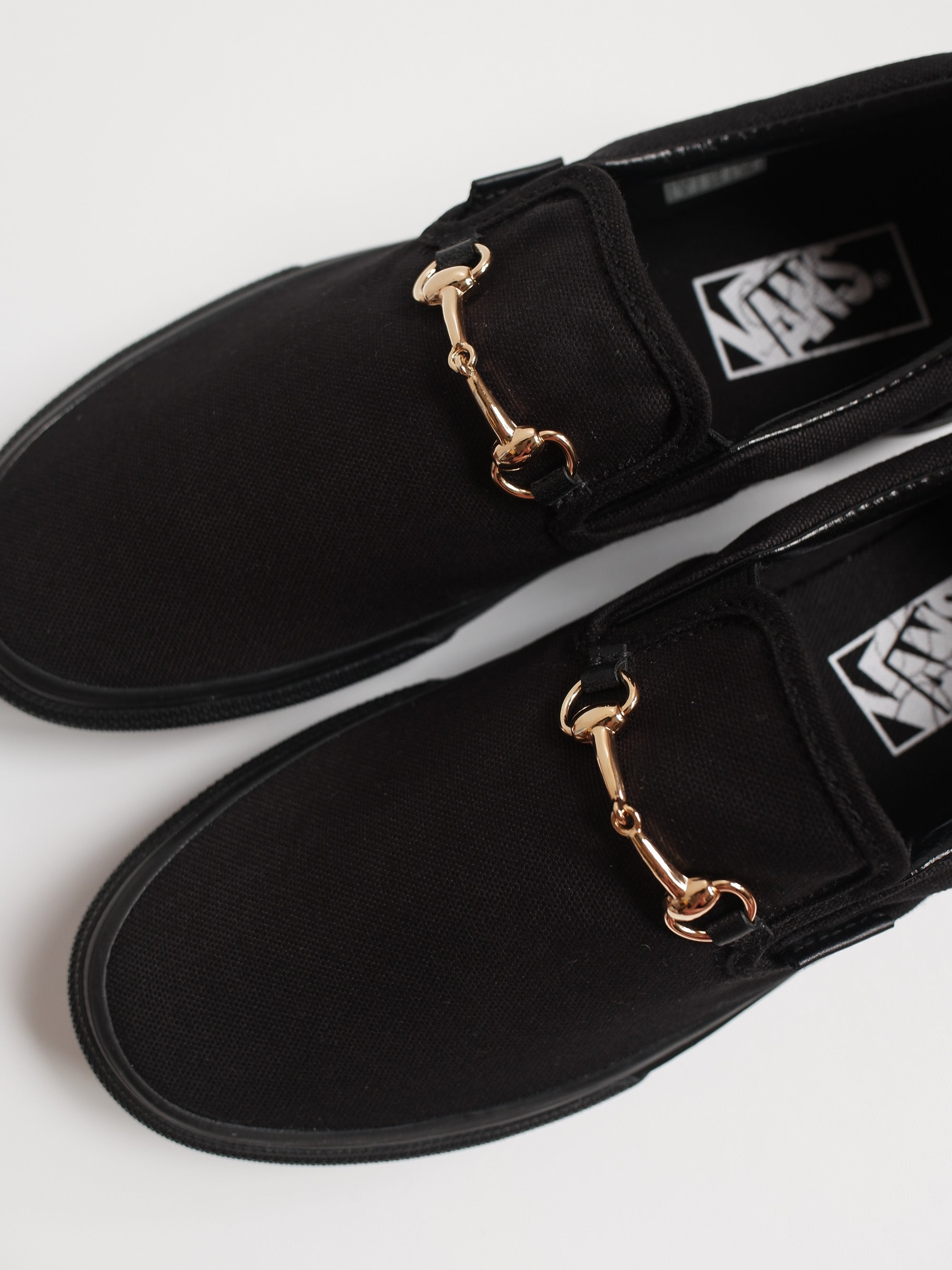 Horsebit Slip-On Black
