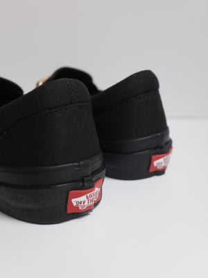 Horsebit Slip-On Black