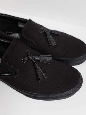 Tassel Slip-On Black