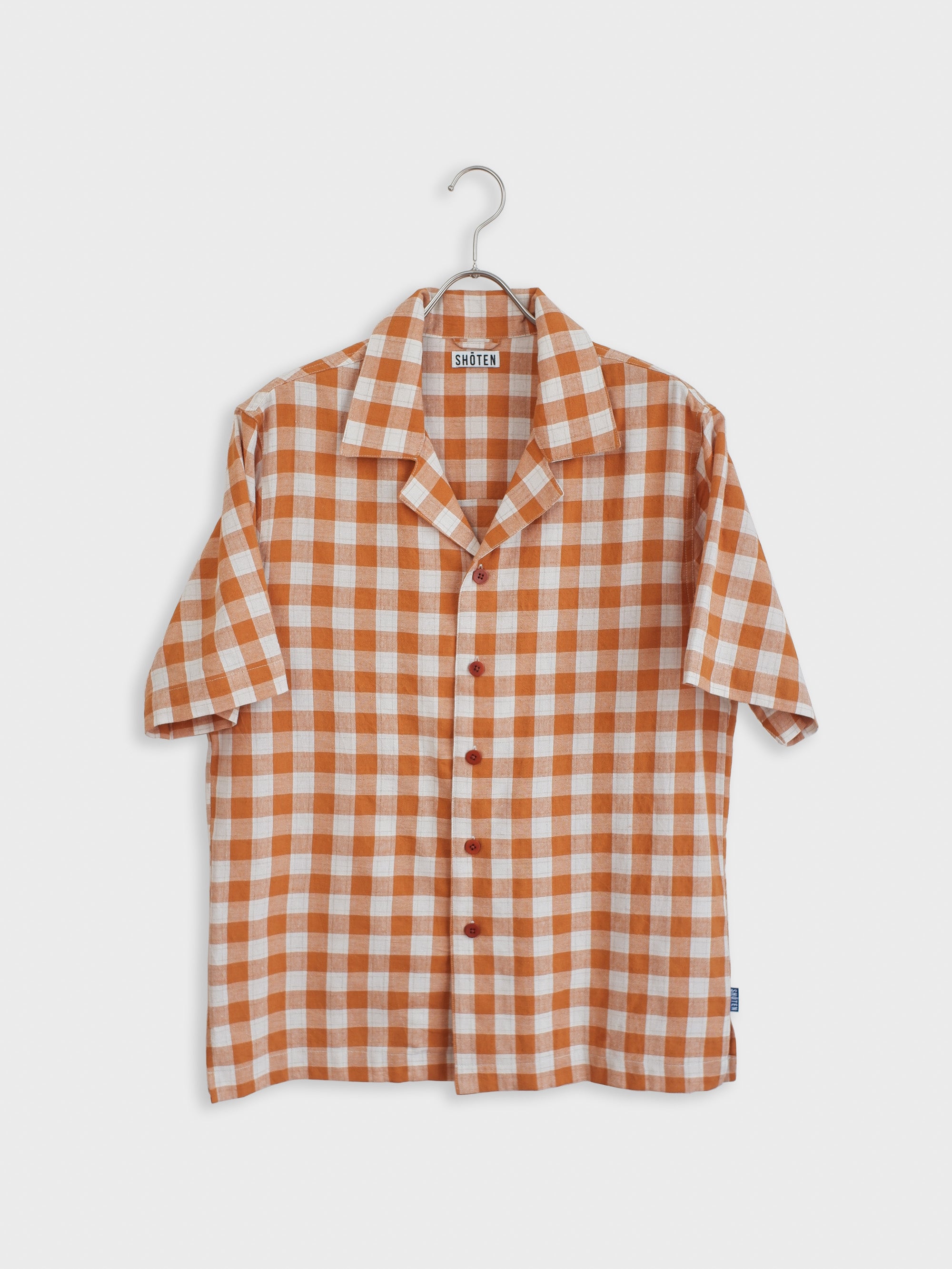 Checkered Shirt Orange