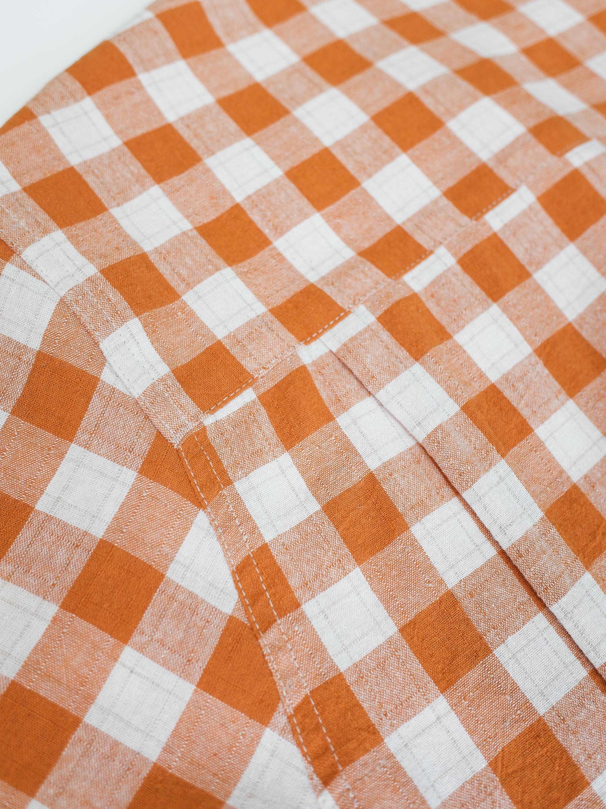 Checkered Shirt Orange