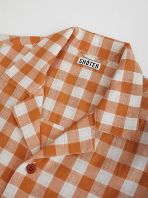 Checkered Shirt Orange