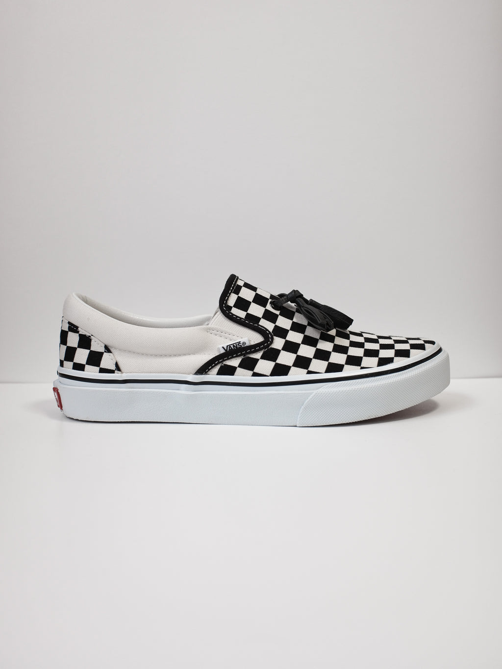 Tassel Slip-On Checkered