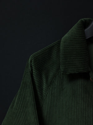 Corduroy Patched Jacket (Green)