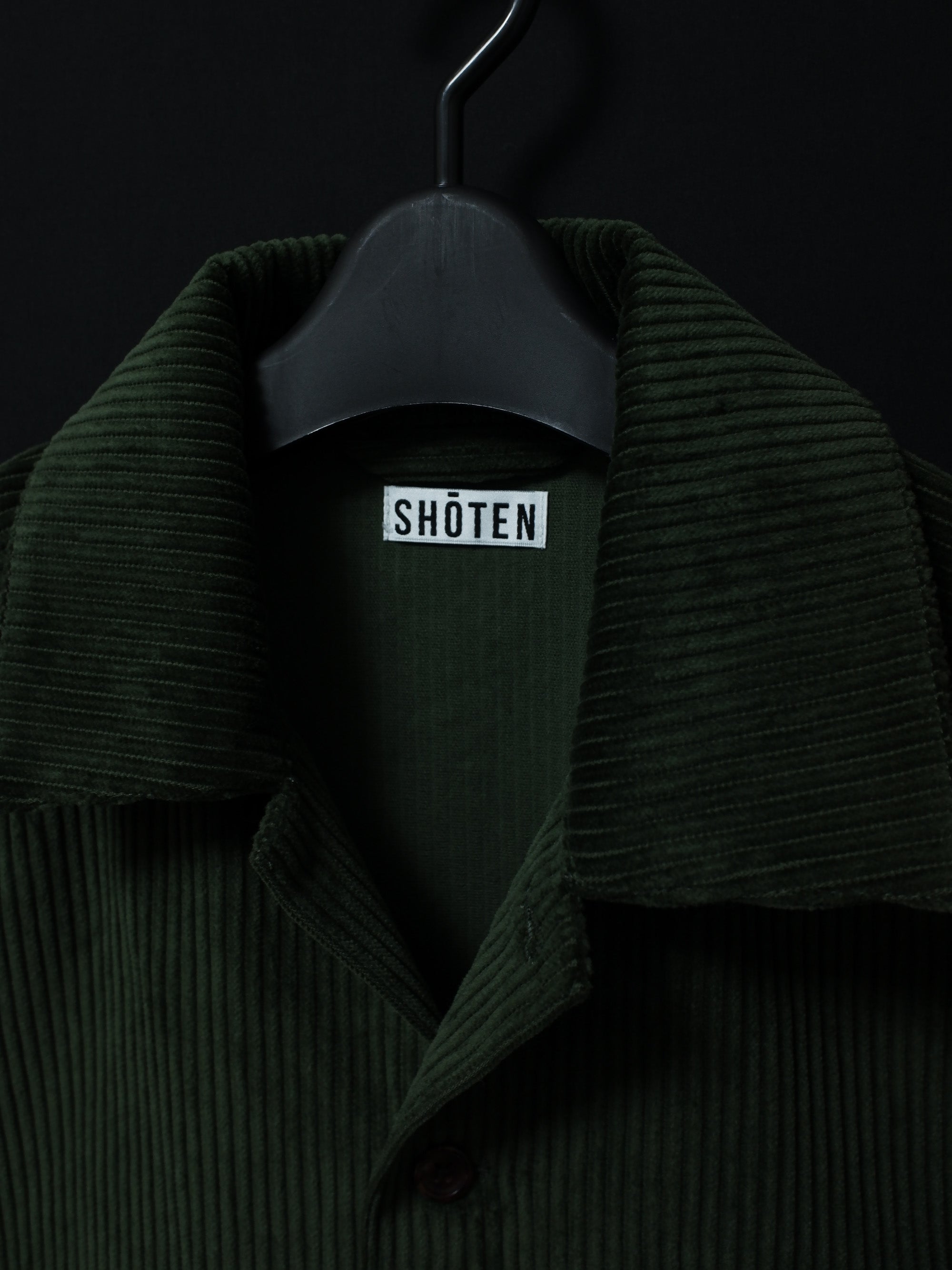 Corduroy Patched Jacket (Green)