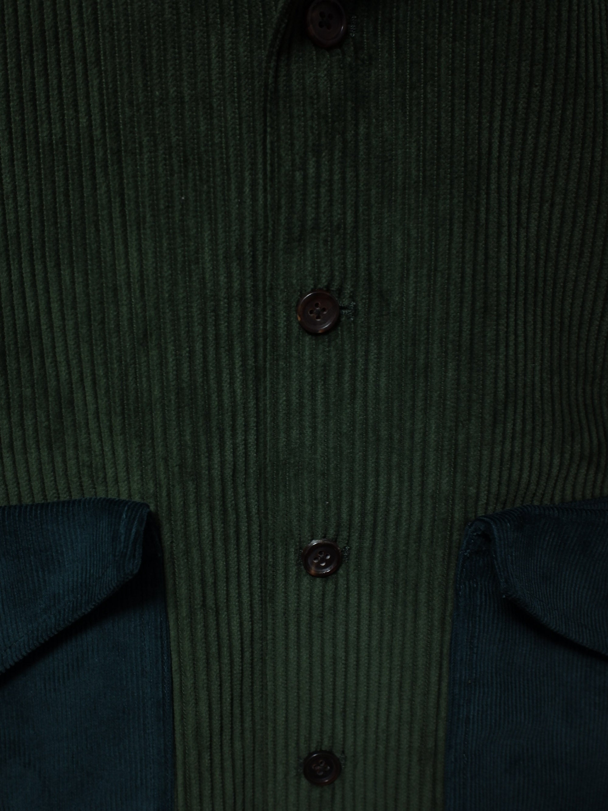 Corduroy Patched Jacket (Green)