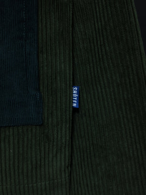 Corduroy Patched Jacket (Green)