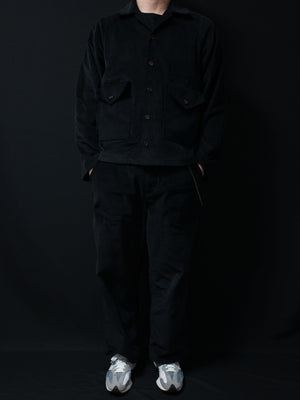 Corduroy Patched Jacket (Green)