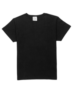 F. CLASSIC Simple Pocket T Black