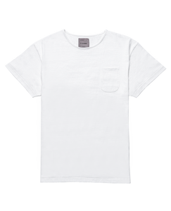 F. CLASSIC Simple Pocket T White
