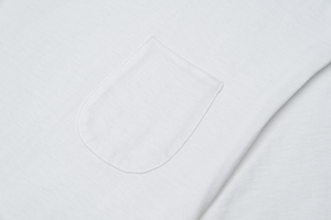 F. CLASSIC Simple Pocket T White