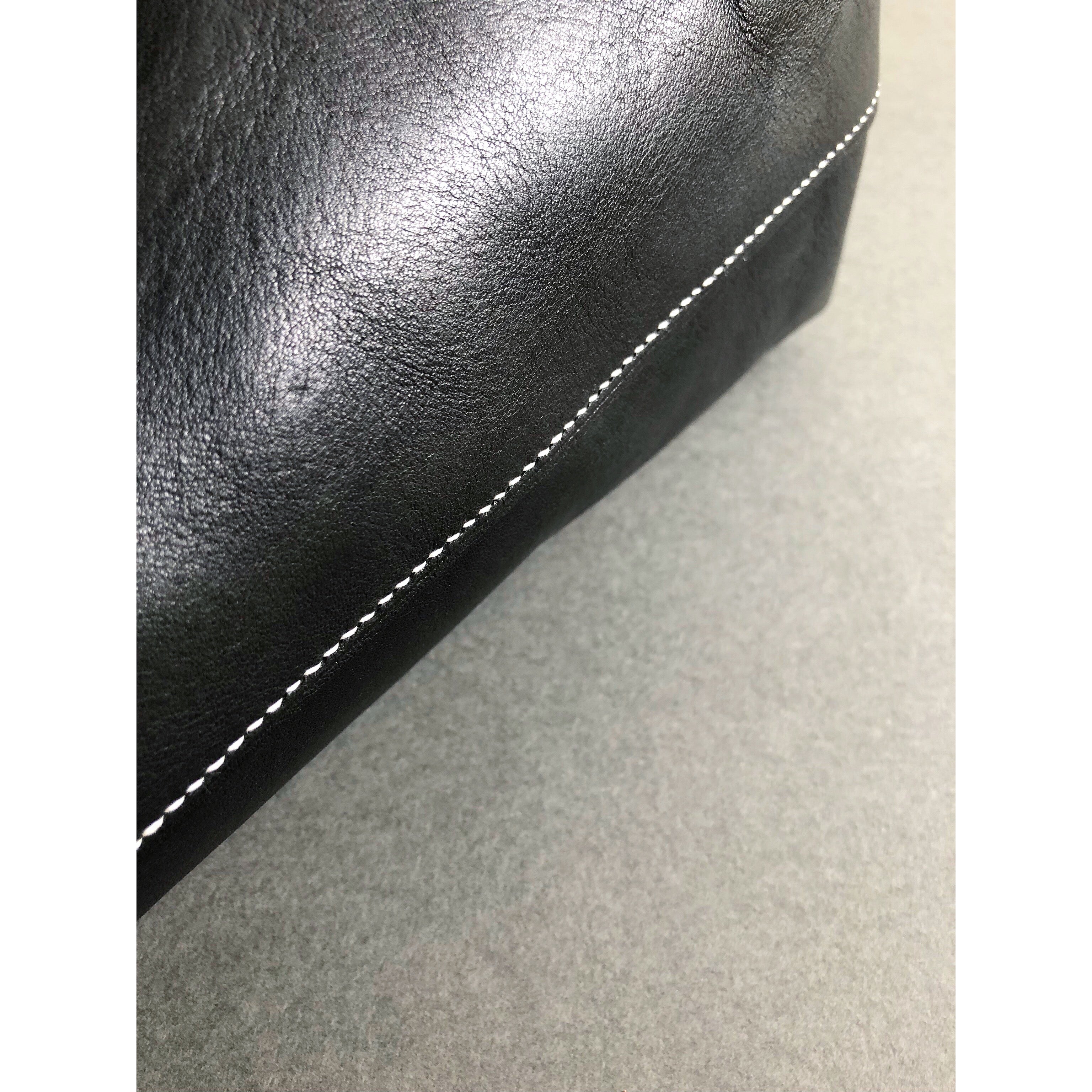 Leather Tote Bag Black