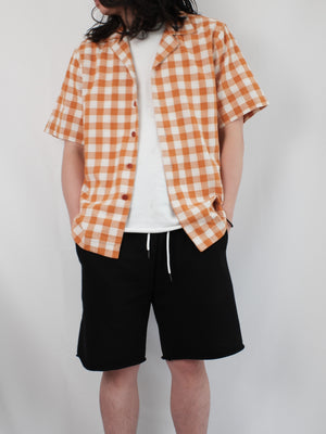 Checkered Shirt Orange