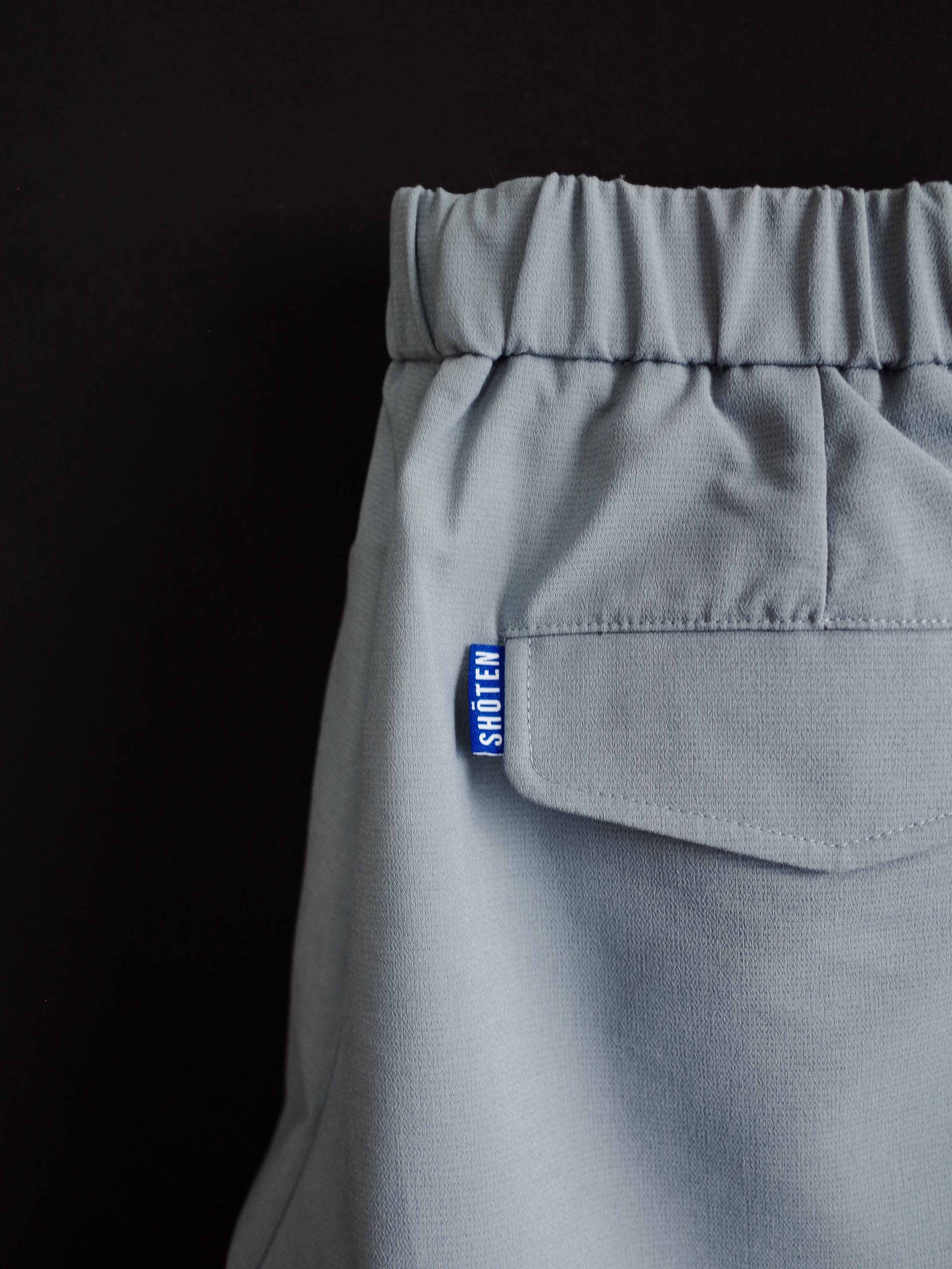 Relaxed Center-Stitched Drawstring Trousers