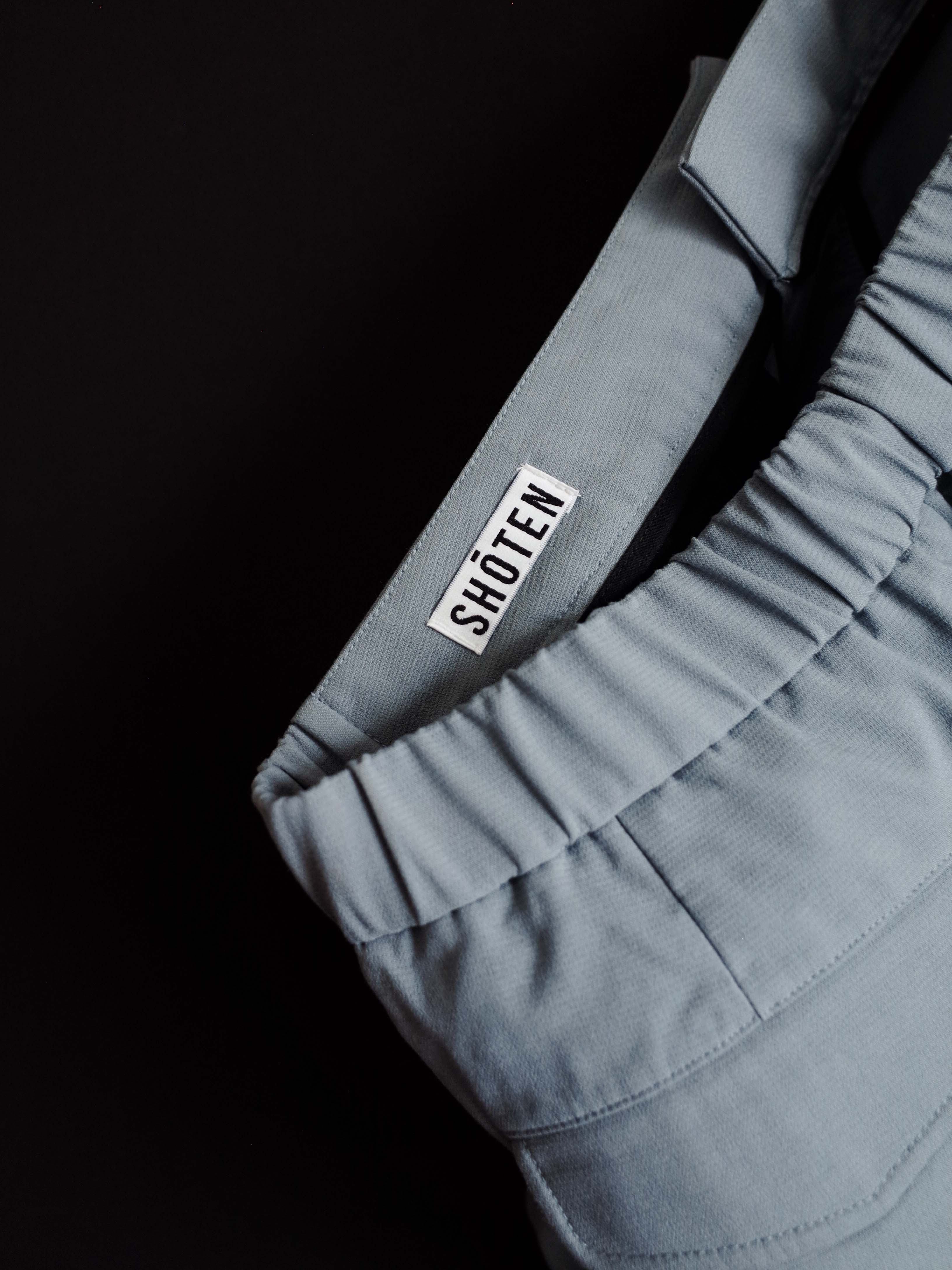 Relaxed Center-Stitched Drawstring Trousers