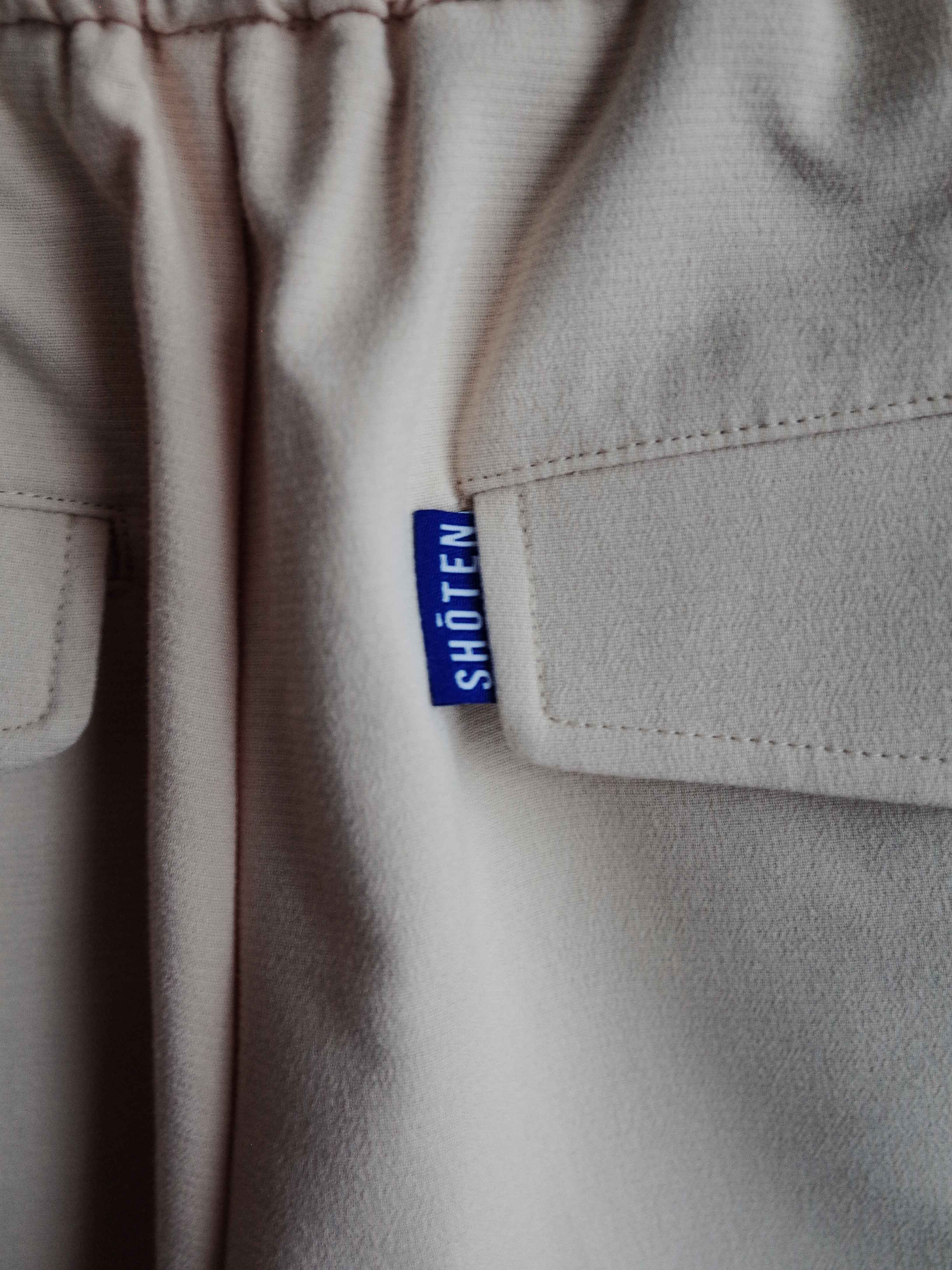 Relaxed Center-Stitched Drawstring Trousers