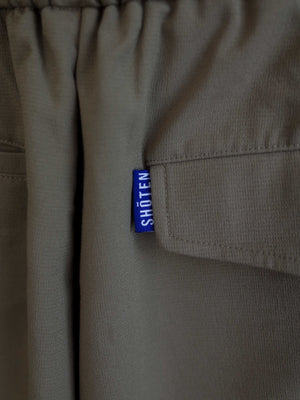 Relaxed Center-Stitched Drawstring Trousers