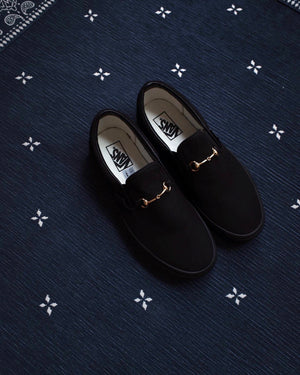 Horsebit Slip-On Black