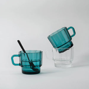 W Glass Blue