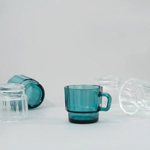 W Glass Blue