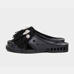 BENSAN-D SUEDE FRINGE CONCHO