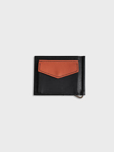 BC Moneyclip Wallet Coincase Black Orange