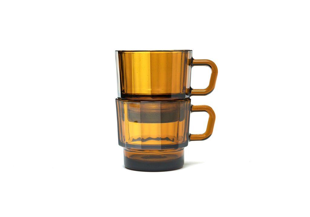 W Glass and Coffee Set