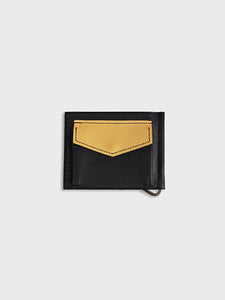 BC Moneyclip Wallet Coincase Black Yellow