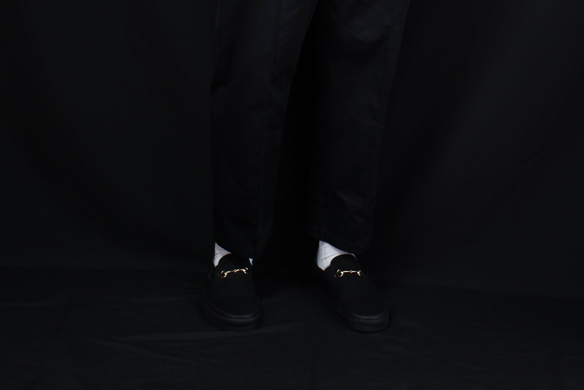 Horsebit Slip-On Black
