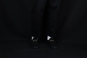 Horsebit Slip-On Black