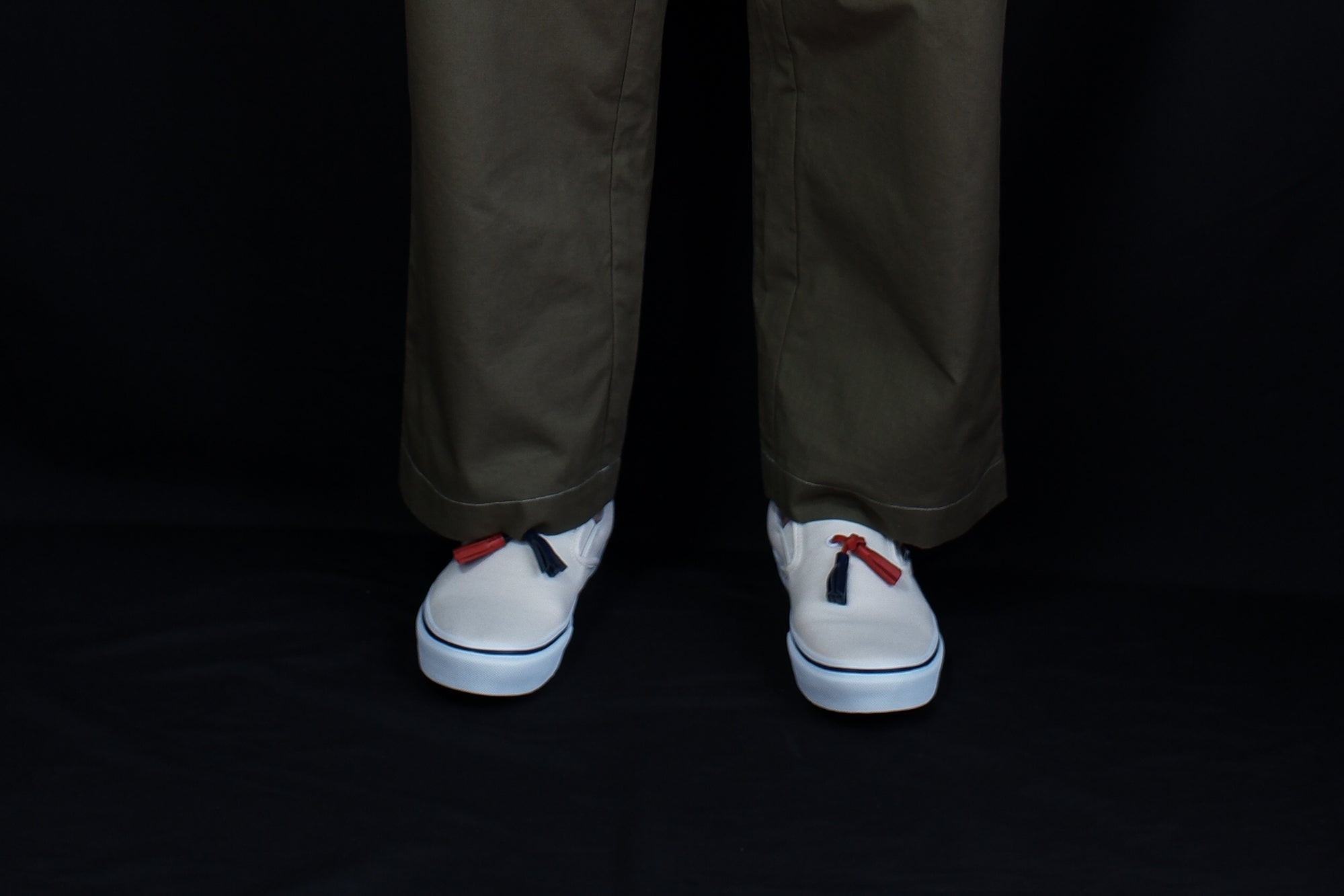 Tassel Slip-On Off White